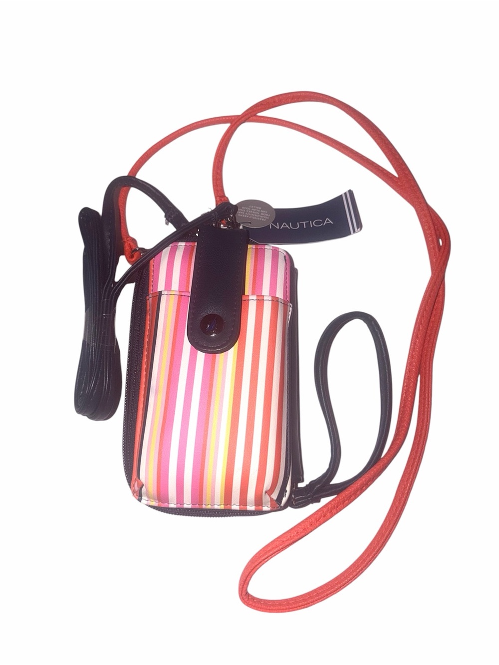 *new* Nautica Striped Crossbody Phone/Wallet Bag - Picture 9 of 10